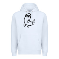 White Dickbutt Premium Hoodie - artisFamous