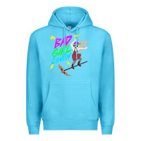 Ocean Blue BAD GIRL COVEN - THE OWL HOUSE Premium Hoodie - artisFamous