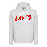 Dove Grey Nothing lasts forever Premium Hoodie - artisFamous