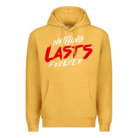 Mustard Nothing lasts forever Premium Hoodie - artisFamous