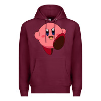 Burgundy Kirby's Adventure Premium Hoodie - artisFamous
