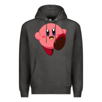 Charcoal Heather Kirby's Adventure Premium Hoodie - artisFamous