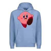 Colony Blue Kirby's Adventure Premium Hoodie - artisFamous
