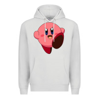 Dove Grey Kirby's Adventure Premium Hoodie - artisFamous