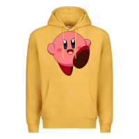 Mustard Kirby's Adventure Premium Hoodie - artisFamous