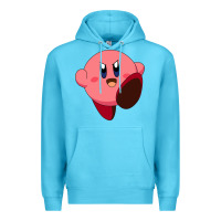 Ocean Blue Kirby's Adventure Premium Hoodie - artisFamous