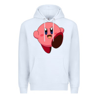 White Kirby's Adventure Premium Hoodie - artisFamous