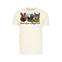 Vintage Arctic Peace Love Bengal Cat Head Vintage Tee - LillyAllenDesigns
