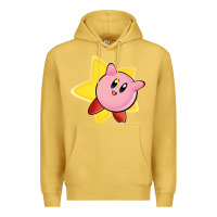 Antique Gold Kirby's Adventure Premium Hoodie - artisFamous