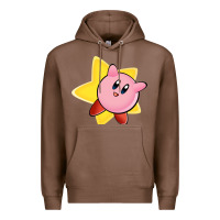 Chestnut Kirby's Adventure Premium Hoodie - artisFamous
