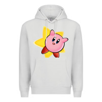 Dove Grey Kirby's Adventure Premium Hoodie - artisFamous