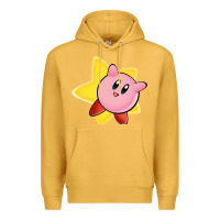 Mustard Kirby's Adventure Premium Hoodie - artisFamous