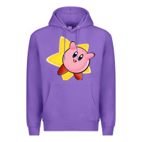Purple Kirby's Adventure Premium Hoodie - artisFamous