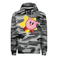 Slate Camo Kirby's Adventure Premium Hoodie - artisFamous