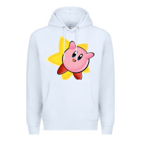 White Kirby's Adventure Premium Hoodie - artisFamous
