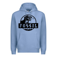 Colony Blue fossil dinosaur  wild life Premium Hoodie - artisFamous