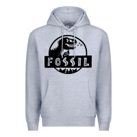 Heather Grey fossil dinosaur  wild life Premium Hoodie - artisFamous