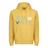 Antique Gold fear the deer Premium Hoodie - artisFamous
