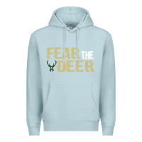 Blue Mist fear the deer Premium Hoodie - artisFamous