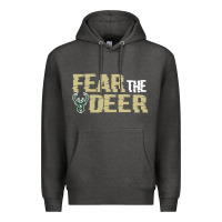 Charcoal Heather fear the deer Premium Hoodie - artisFamous
