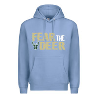 Colony Blue fear the deer Premium Hoodie - artisFamous