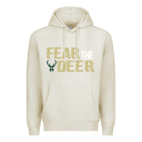 Oatmeal Heather fear the deer Premium Hoodie - artisFamous