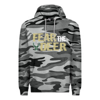 Slate Camo fear the deer Premium Hoodie - artisFamous