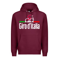 Burgundy giro d'italia Premium Hoodie - artisFamous