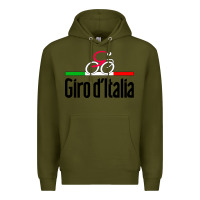 Army Green giro d'italia Premium Hoodie - artisFamous