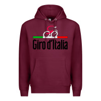 Burgundy giro d'italia Premium Hoodie - artisFamous