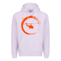 Lilac helicopter Premium Hoodie - artisFamous
