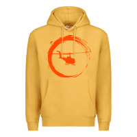Mustard helicopter Premium Hoodie - artisFamous