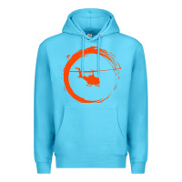 Ocean Blue helicopter Premium Hoodie - artisFamous