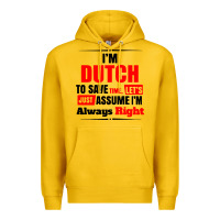 Lemon i'm dutch to save time let's just assume i'm alway Premium Hoodie - artisFamous
