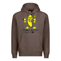 Coffee peanut butter jelly time banana Premium Hoodie - artisFamous