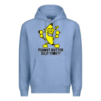 Colony Blue peanut butter jelly time banana Premium Hoodie - artisFamous