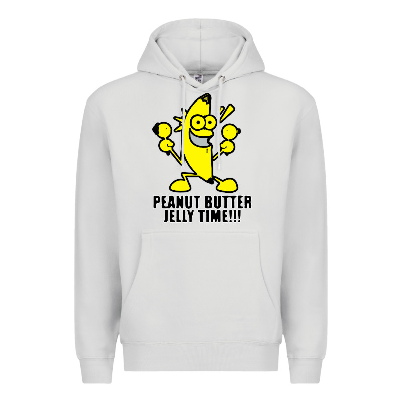 Peanut Butter Jelly Time Banana Premium Hoodie by artisFamous | Teevron