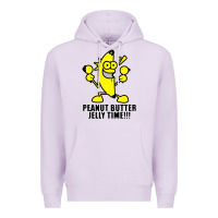 Lilac peanut butter jelly time banana Premium Hoodie - artisFamous