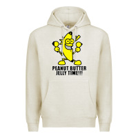 Oatmeal Heather peanut butter jelly time banana Premium Hoodie - artisFamous