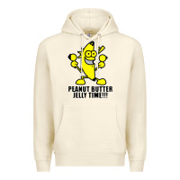 Sandshell peanut butter jelly time banana Premium Hoodie - artisFamous