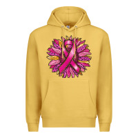 Antique Gold breast cancer sunflower Premium Hoodie - RanaPortraitStore