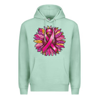 Seafoam breast cancer sunflower Premium Hoodie - RanaPortraitStore