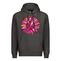 Smoke breast cancer sunflower Premium Hoodie - RanaPortraitStore