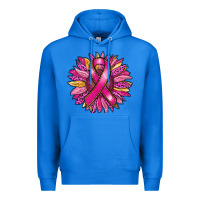 True Royal breast cancer sunflower Premium Hoodie - RanaPortraitStore