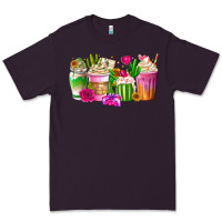 Plum Stuck On You Cup Premium Tee - CowhideDigitalArt