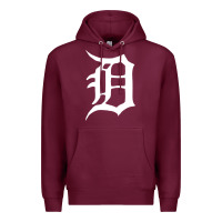 Burgundy detroit Premium Hoodie - artisFamous
