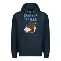 Navy Damm It All Premium Hoodie - artisFamous