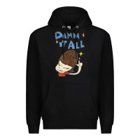 Black Damm It All Premium Hoodie - artisFamous