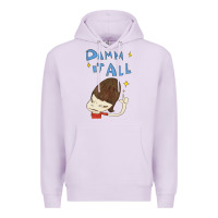 Lilac Damm It All Premium Hoodie - artisFamous