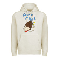 Oatmeal Heather Damm It All Premium Hoodie - artisFamous